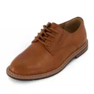 Kenneth Cole Boys Brown Leather Dress Oxford Shoes
